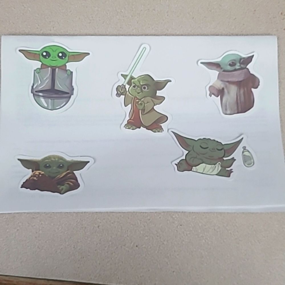 Baby Yoda Stickers Bundle